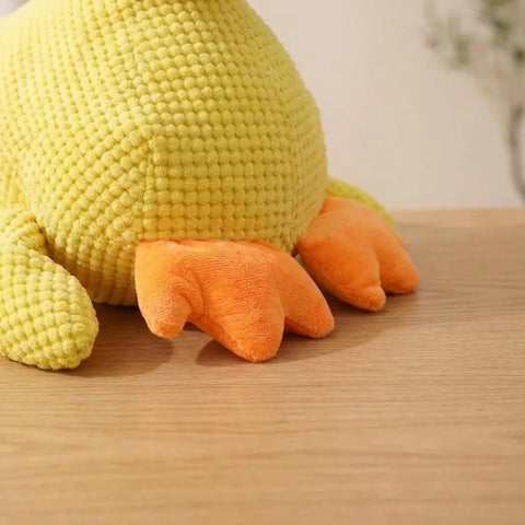 Calming Duck Dog Toy – Squeaky Interactive Dog Toy for Teeth Cleaning, Durable & Chewers, Bite Resistant (Small, Medium, Large)