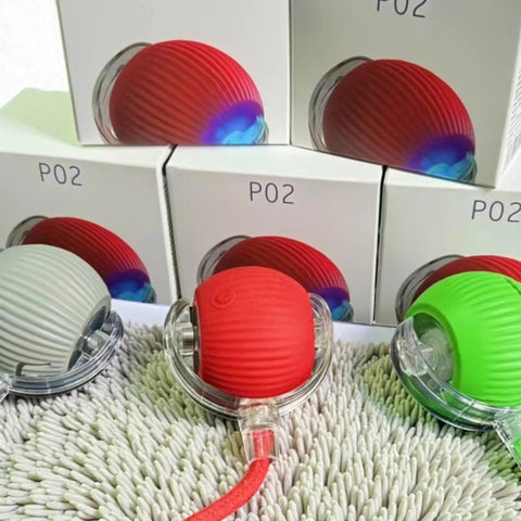 Interactive Cat Ball Toy – Smart Electric Rolling Pet Toy with Tail, Automatic Mouse for Indoor Cats, Rechargeable Puppy Gift