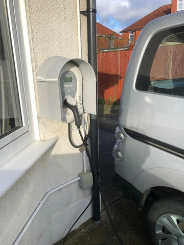 36cm Untethered EV Charger Canopy Cover for all weathers also acting as effective Sunshade