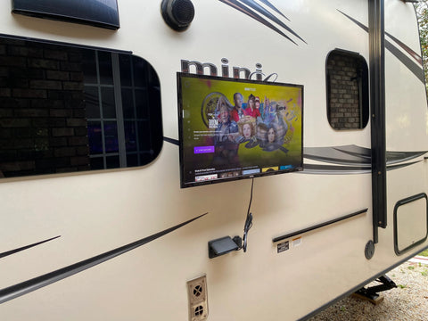 Camper RV Outdoor TV Mount.