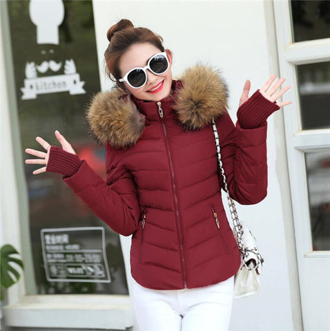 Brown Women'S Parka Jacket Winter Jacket Womens Parkas