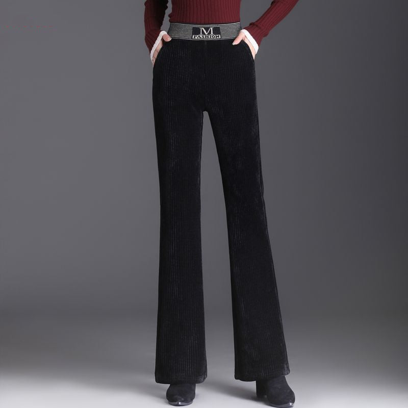 Fashion Women Wear High Waist Wide Leg Pants